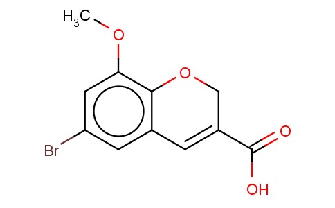 6-BROMO-8-METHOXY-2H-CHROMENE-3-CARBOXYLIC ACID